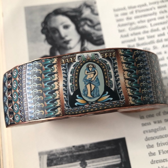 Datura Art Handmade Global Artisans Copper Cuffs - Picture 2 of 14
